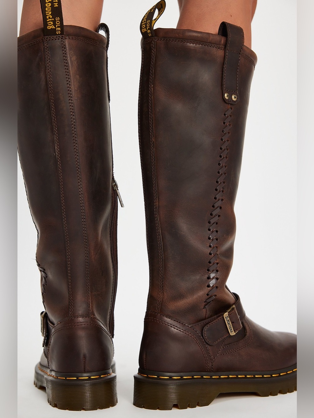 Free People Dr. Martens Anistone Knee-High Boots - Picture 4 of 16